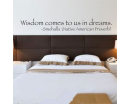 Wisdom Comes To Us In Dreams